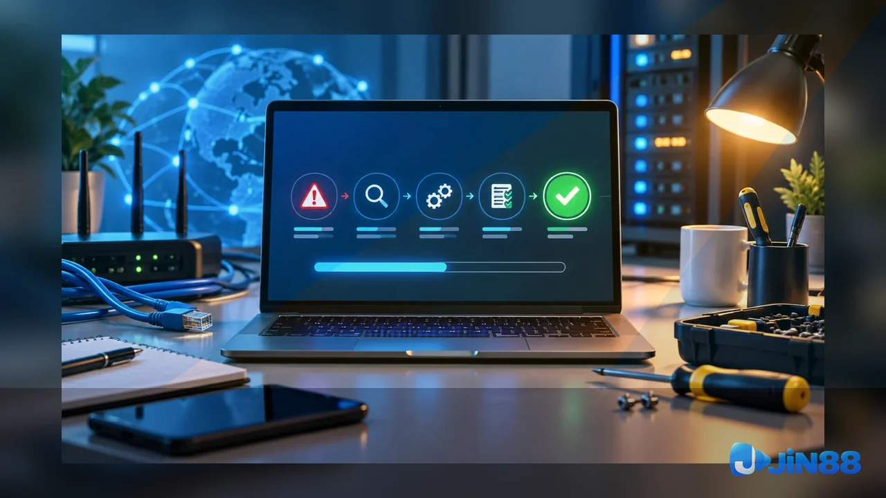 Danh sách kiểm tra Đăng nhập trước khi tiếp tục – checklist trên máy tính cho người đang xử lý lỗi